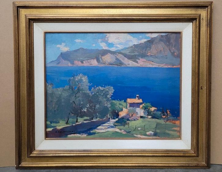 Willy MINDERS, Zuiders landschap, Antiek en Kunst, Kunst | Schilderijen | Klassiek, Ophalen of Verzenden