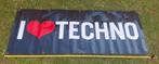 I Love Techno banner. Reclame, Verzenden