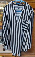 Chemisier dame noir et blanc 2XL neuf, Kleding | Dames, Ophalen of Verzenden, Wit
