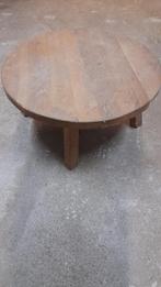 Salontafel massief eiken, Huis en Inrichting, Tafels | Salontafels, Ophalen, Gebruikt, 100 tot 150 cm, Minder dan 50 cm