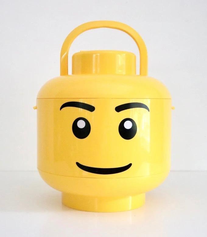 Lego Sort & Store Large Head Case Container w/ Handle Lid, Kinderen en Baby's, Speelgoed | Duplo en Lego, Zo goed als nieuw, Lego