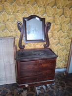 Lavabo en placage d'acajou, Ophalen