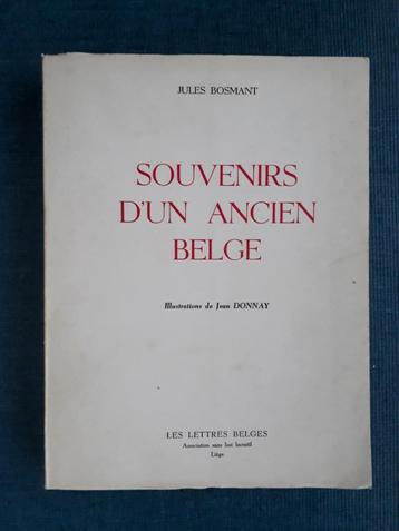 Souvenir d'un ancien Belge, Livres, Enlèvement ou Envoi, Utilisé, Jules Bosmant