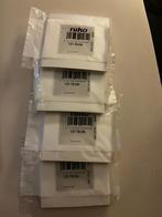 Afdekplaatje - Niko Intense Lunar White coated - 137-76100, Ophalen, Nieuw, Stopcontact