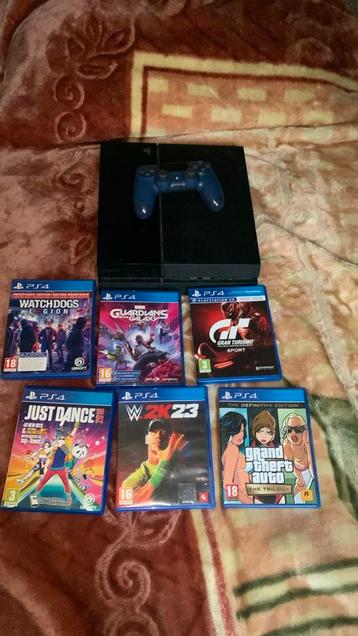 Ps4 met 6 games en controller (MOET SNEL WEG)!! beschikbaar voor biedingen
