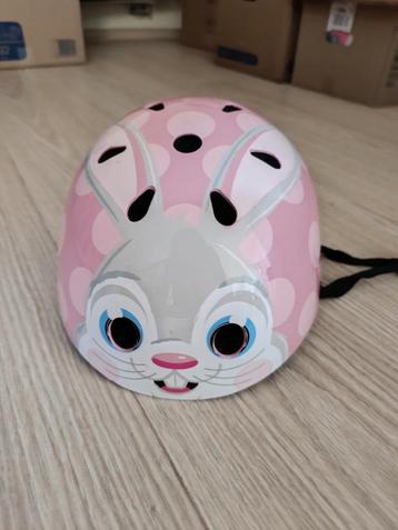Kinderfietshelm konijn roze, Enlèvement ou Envoi, Comme neuf