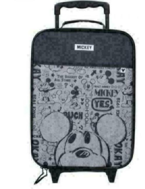 Mickey Mouse Trolley Koffer - Disney, Handtassen en Accessoires, Tassen | Reistassen en Weekendtassen, Nieuw, Zwart, Uitschuifbare handgreep