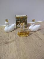 Vintage Avon 3 parfum flesjes (zwaan), Collections, Bouteille de parfum, Comme neuf, Enlèvement ou Envoi