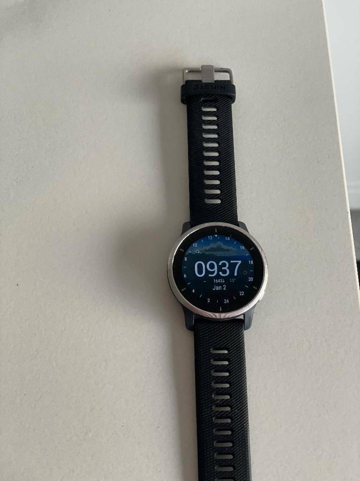 Garmin Venu 2 Sporthorloge, Handtassen en Accessoires, Sporthorloges, Gebruikt, Blauw, Afstand, Calorieverbanding, Conditie, GPS