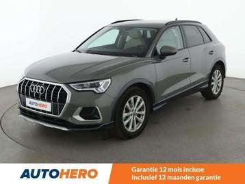 Audi Q3 35 TDI Advanced (année de construction 2019), Autos, Cuir, Argent ou Gris, 5 portes, Automatique