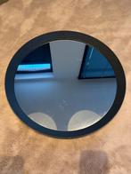 Ronde spiegel diameter 40cm zwart, Huis en Inrichting, Ophalen, Minder dan 50 cm, Rond, Zo goed als nieuw