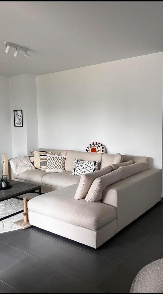 Beige hoekzetel Rover 330x215, Huis en Inrichting, Zetels | Complete zithoeken, Zo goed als nieuw, Ophalen