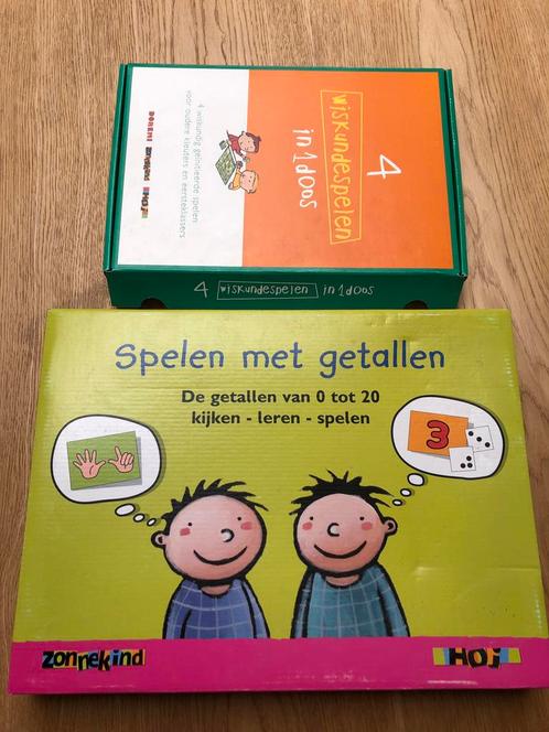 Averbode spelen met getallen en 4 wiskundespelen in 1, Kinderen en Baby's, Speelgoed | Educatief en Creatief, Nieuw, Ophalen of Verzenden