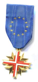 Medaille, Conf Europeen des Anciens Combattants, WOI-WOII, Ophalen of Verzenden, Landmacht, Lintje, Medaille of Wings