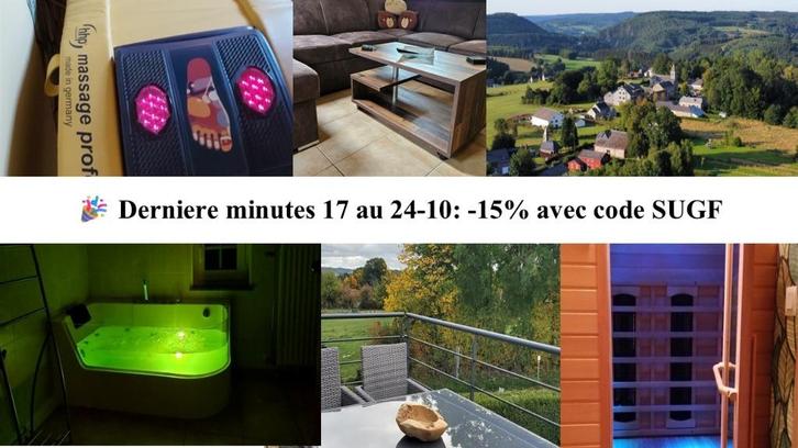 Ardennes Gite 5p op het laatste moment 17-10 -15%, Vakantie, Vakantiehuizen | België, Aan meer of rivier, In bos, In wintersportgebied