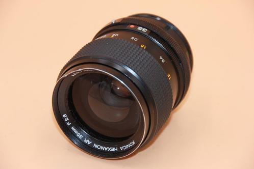 KONICA HEXANON AR 35/2.8, Audio, Tv en Foto, Fotocamera's Analoog, Gebruikt, Spiegelreflex, Konica, Ophalen of Verzenden