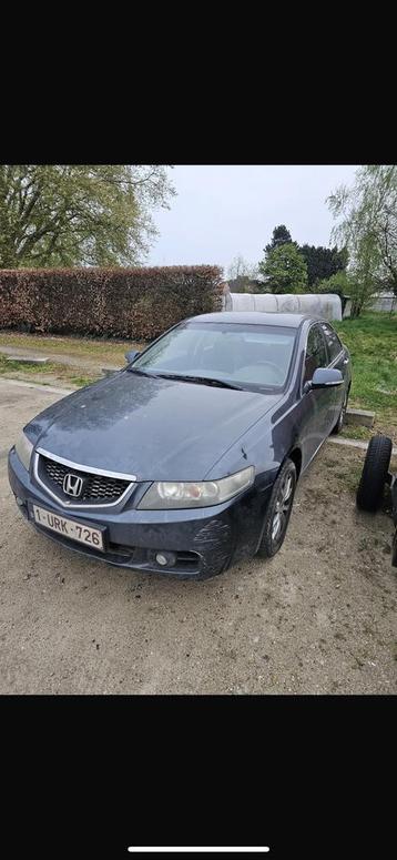 honda accord 2.2 diesel, Auto's, Voorwielaandrijving, Zwart, Leder en Stof, Diesel