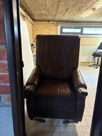 Elektrische Relaxzetel gratis af te halen, Huis en Inrichting, Fauteuils, Ophalen, Gebruikt, Leer