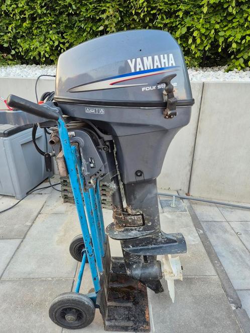 Yamaha 8pk 4 takt High Thrust langstaart, Watersport en Boten, Buiten- en Binnenboordmotoren, Gebruikt, Benzine, Buitenboordmotor