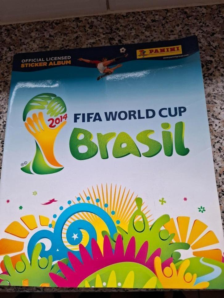 WK voetbal in Brazilië 2014 van PANINI, Verzamelen, Stickers, Gebruikt, Sport, Ophalen of Verzenden