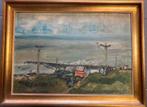 Mooie oude antieke schilderij, Ophalen
