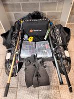 Lot float tube, Watersport en Boten, Hengelsport | Algemeen, Ophalen, Zo goed als nieuw, Molen