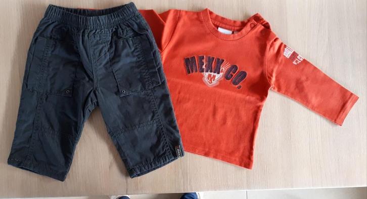 Setje van het merk Mexx, broek m 62, longsleeve m 68., Kinderen en Baby's, Babykleding | Maat 62, Gebruikt, Jongetje, Setje, Ophalen