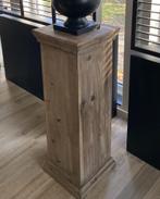 Houten zuil/sokkel, Huis en Inrichting, Woonaccessoires | Zuilen en Pilaren, Ophalen, Zo goed als nieuw