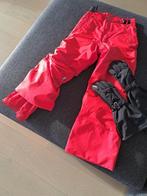 skibroek rood Wedze 10j-12j + gratis handschoenen, Kinderen en Baby's, Kinderkleding | Overige, Meisje, Wedze, Zo goed als nieuw