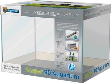 Aquarium 90 liter superscape beschikbaar voor biedingen