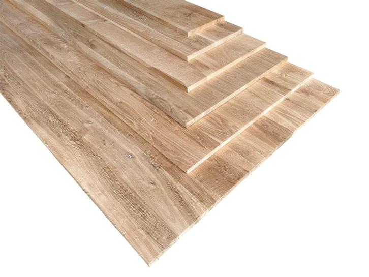 Panelen | Massief Eiken | Doorlopende lamel | Groot aanbod, Doe-het-zelf en Bouw, Platen en Panelen, Nieuw, Hout, Ophalen of Verzenden