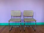 Set van 2 cesca stoelen, Huis en Inrichting, Stoelen, Ophalen, Gebruikt, Riet of Rotan, Vintage