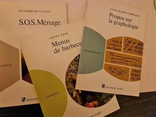 Serie Editions Sand - 3 titels Franstalig, Livres, Loisirs & Temps libre, Comme neuf, Autres sujets/thèmes, Enlèvement ou Envoi