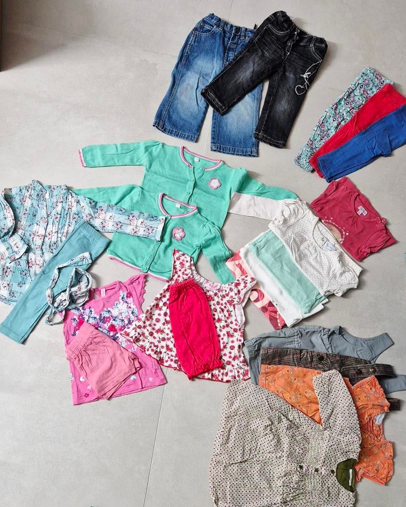 Pakket meisjeskledij, maat 80, Kinderen en Baby's, Ophalen, Gebruikt