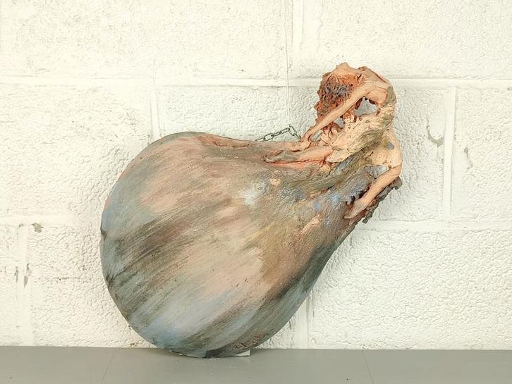 Terracotta kunstwerk Alberto Mirolo, Antiek en Kunst, Kunst | Beelden en Houtsnijwerken, Ophalen