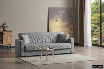 YE Slaapbanken Comfort Manisa Grijs stof  +Gratis Levering beschikbaar voor biedingen