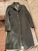 Mooie geklede donkergrijze lange jas Hugo Boss mt 36 Boss, Ophalen, Zo goed als nieuw, Maat 36 (S), Grijs