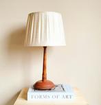 Prachtige vintage/antieke jaren 50 lamp met originele kap!, Ophalen of Verzenden
