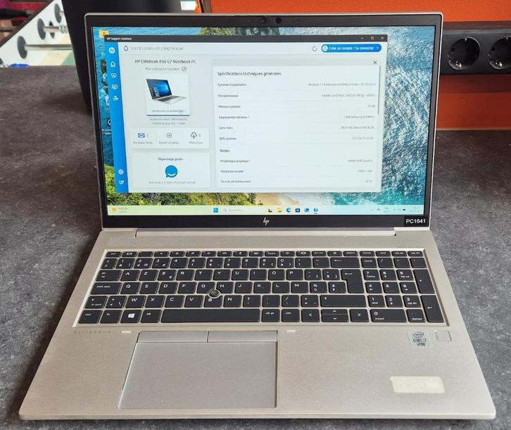 HP Elitebook 850 G7 i7 16GB 512GB WINDOWS 11 PRO SmartCard, Computers en Software, Windows Laptops, Gebruikt, 15 inch, SSD, 4 Ghz of meer