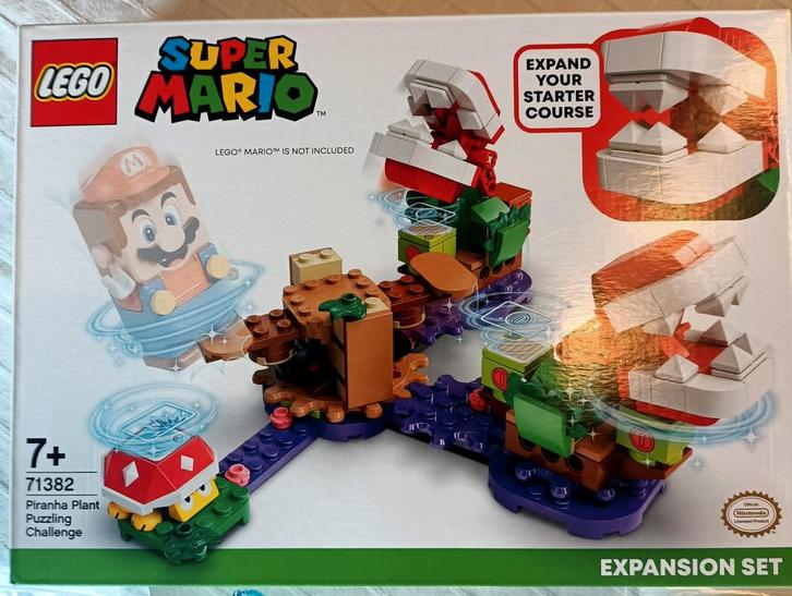 Super Mario lego Piranha plant puzzling challenge, Kinderen en Baby's, Speelgoed | Duplo en Lego, Zo goed als nieuw, Lego, Complete set