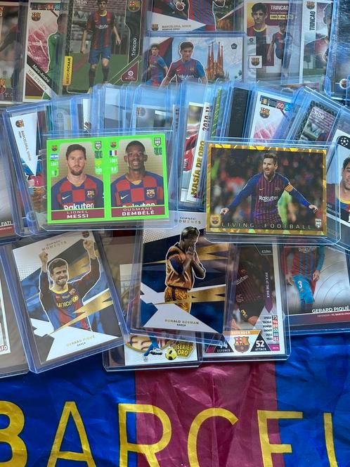 Veel Barcelona kaarten (o.a Messi) veel Rookies, Icons etc.., Hobby en Vrije tijd, Stickers en Plaatjes, Zo goed als nieuw, Meerdere plaatjes