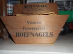 Reclame houten doos van bakker., Emballage, Utilisé, Enlèvement ou Envoi