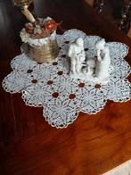 biscuit porselein beeld -ouder echtpaar met kruiwagen mooie, Ophalen of Verzenden