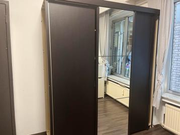 Kleerkast met sliding deur met mirror, Huis en Inrichting, Kasten | Kleerkasten, Ophalen