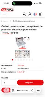 110 coffret reparation valve pneus, Auto diversen, Autogereedschap, Ophalen, Nieuw