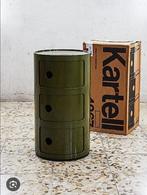 Kartell - Componibili 3 Bijzettafel groen, Huis en Inrichting, Ophalen, Zo goed als nieuw