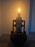 Keramische vloerlamp WEST GERMANY met 2 lampen 1970, Ophalen, Zo goed als nieuw