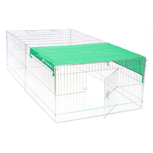 Kippenren Verzinkt XL (144 x 112 cm) Kippenhok zonder cover, Dieren en Toebehoren, Pluimvee | Toebehoren, Nieuw, Ophalen of Verzenden