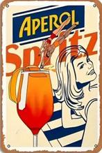 Reclamebord vintage Aperol Spritz (6) - mancave poolhouse, Ophalen of Verzenden, Nieuw, Reclamebord