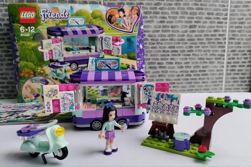 Emma's Kunstkraam Lego Friends 41332, Kinderen en Baby's, Speelgoed | Duplo en Lego, Gebruikt, Lego, Complete set, Ophalen of Verzenden